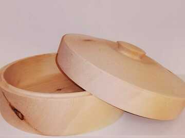 Verkaufen mit Online-Zahlungen: Zirbenbrotdose RUND