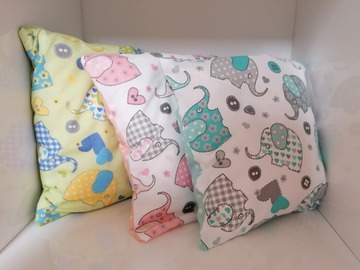 Verkaufen mit Online-Zahlungen: Zirben-Kuschelkissen ELEFANT