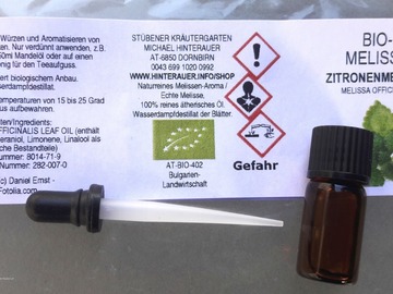 Verkaufen mit Online-Zahlungen: Melissen officialis bio 1ml  